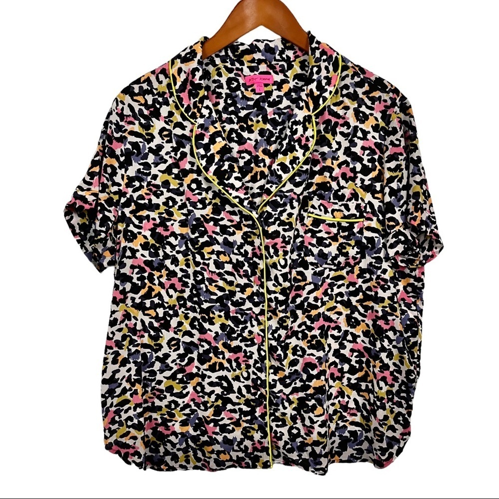 BETSEY JOHNSON printed pajama top